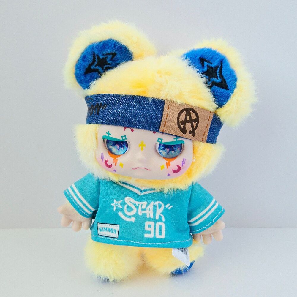 Kimmon Street Rock Series Plush Pendant Melodic Swing Vinyl Doll Bag Clip Yellow